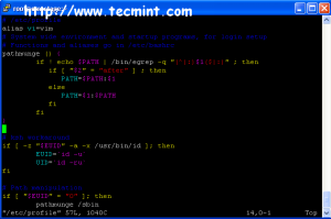 Syntax Highlighting in VI