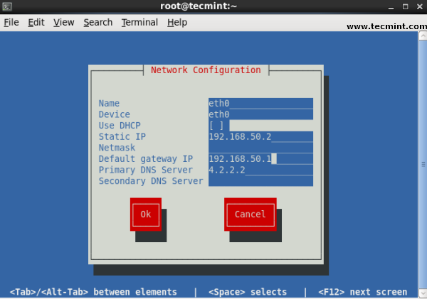 Linux GUI Network Configuration