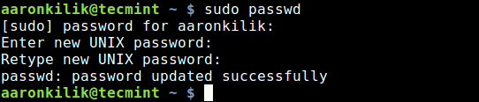 Change Root Password in Ubuntu