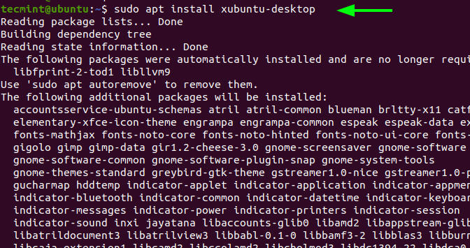 Install Xubuntu Desktop in Ubuntu