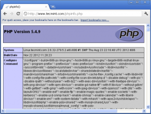Install PHP 5.4.9