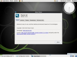 Razor QT About