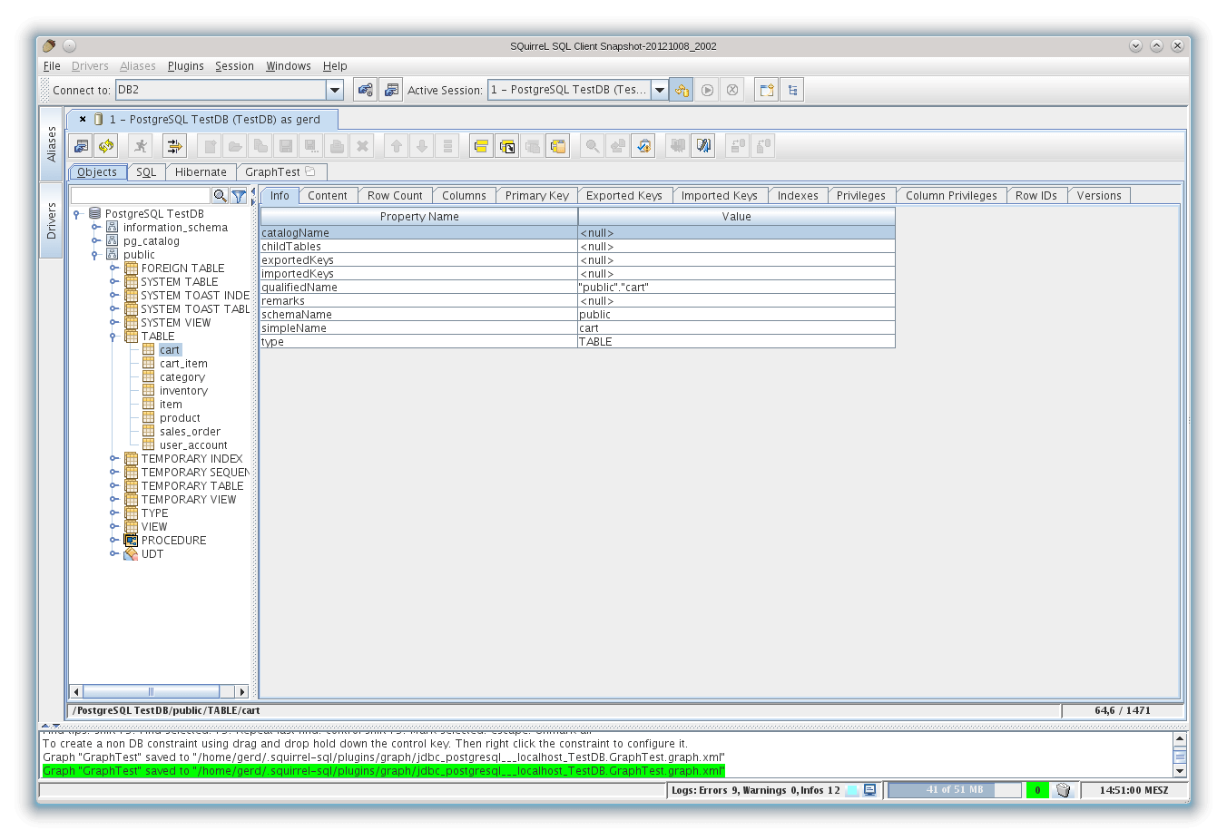 SQuirreL SQL клиентски инструмент