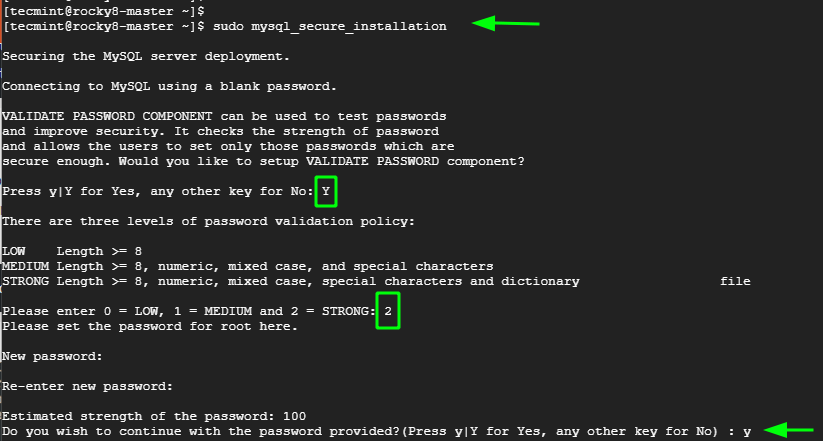 Secure MySQL in Rocky Linux