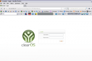 ClearOS Web Interface