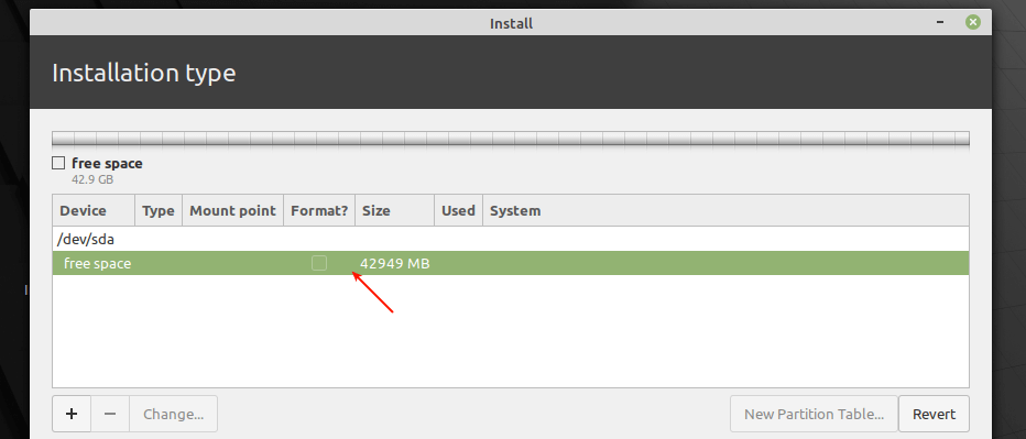 Create a New Partition