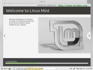 Linux Mint 13 Installation Process