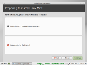 Linux Mint 13 Disk Selection