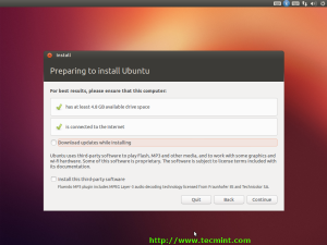 Preparing Ubuntu 12.10 Installation