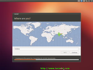 Select Ubuntu 12.10 Time Zone