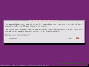 Encrypt Home Directory