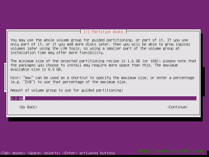 Supply Disk Space