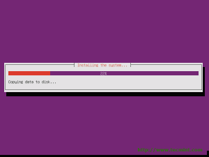 Ubuntu System Getting Installed