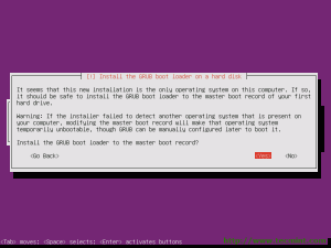 Install GRUB Boot Loader for MBR