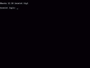 Ubuntu 12.10 Login Screen
