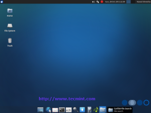 Xubuntu 12.10 Desktop