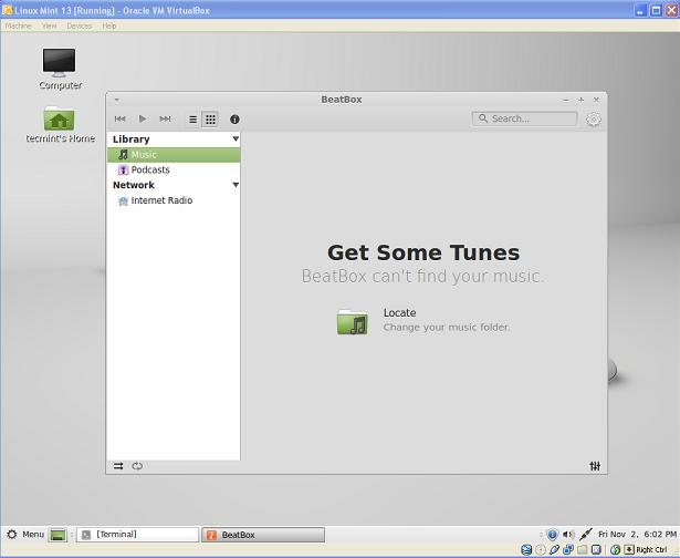 BeatBox Music Player 0.7 for Ubuntu 12.10/12.04, Xubuntu 12.10, Linux