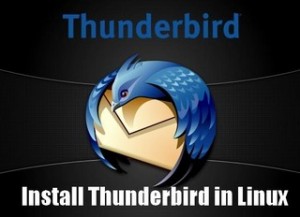 Install Thunderbird