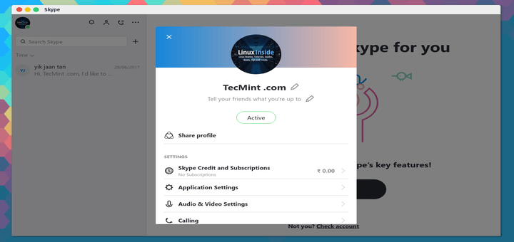 Install Skype on Debian, Ubuntu & Linux Mint