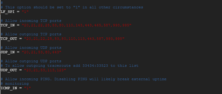 Open CSF Ports