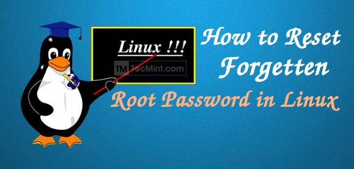 How to Reset Root Password