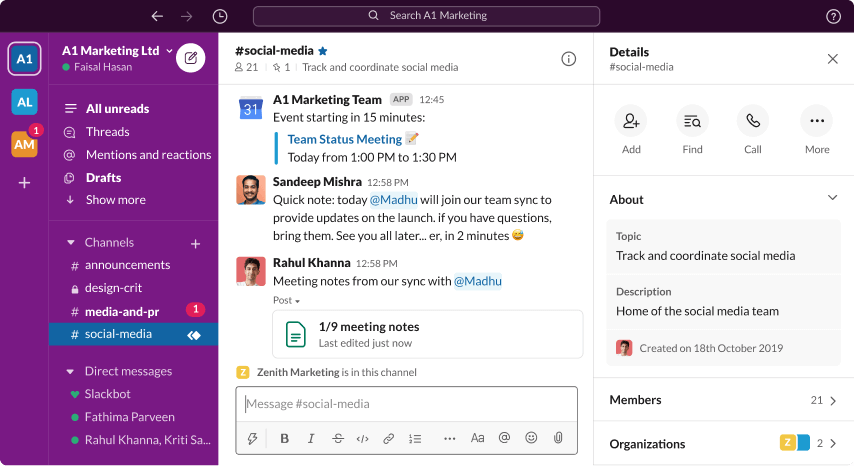 Slack - Communication and Collaboration Software