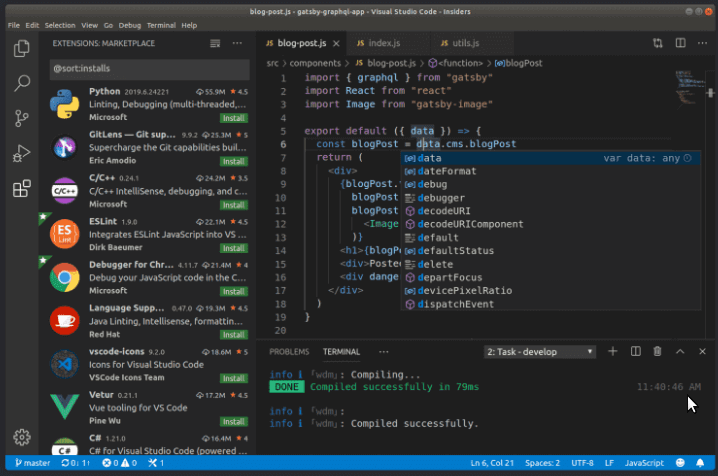 VSCode за Linux Mint