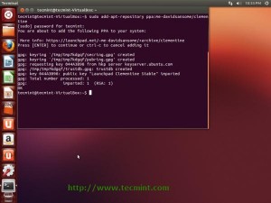 Install Clementine using PPA