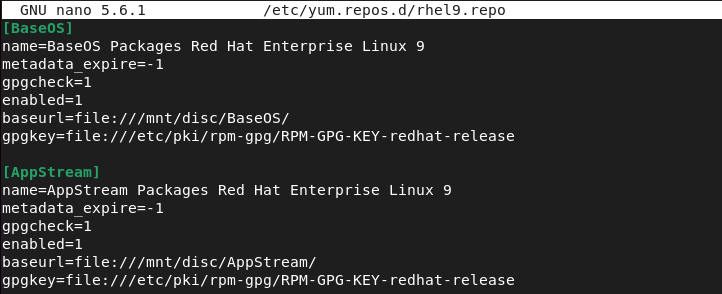 Creating Local RHEL 9 Repo