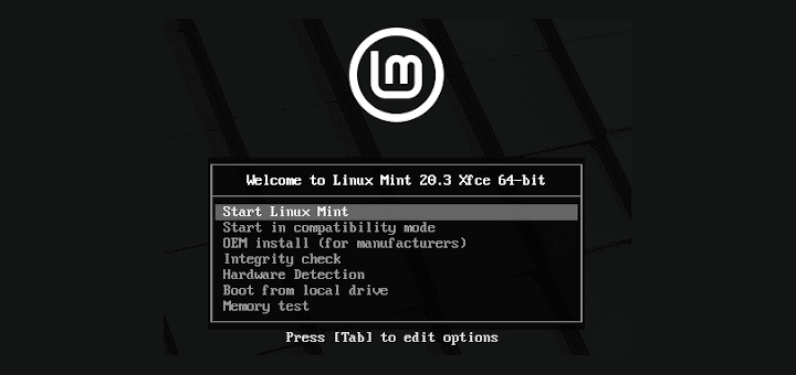Linuxt Mint XFCE Install