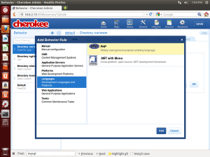 Cherokee Add PHP Support