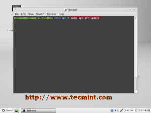 run sudo apt-get update