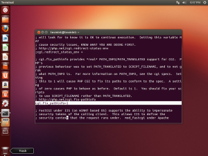 Enable FastCGI Support in Ubuntu