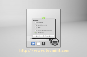 Set xfce default desktop