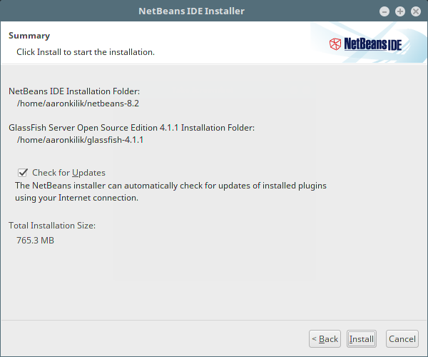 Enable NetBeans IDE Updates