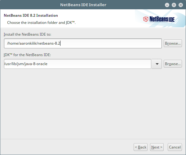 NetBeans IDE Installation Folder