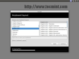 Select Keyboard Layout