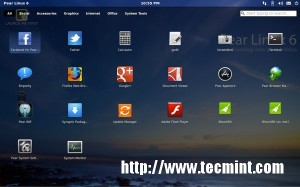Pear Linux Application Window