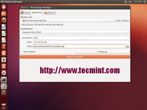 Pybackpack remote backup