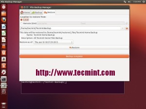 Pybackpack Restore Local