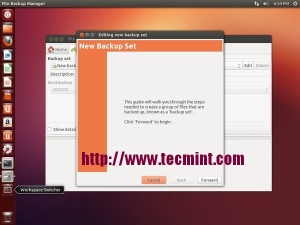 Pybackpack New Backup Set