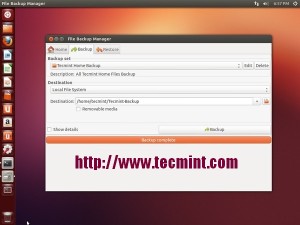 Pybackpack Backup Completed