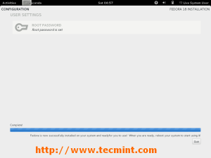 Fedora 18 Installation Process