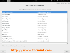 Fedora 18 Language