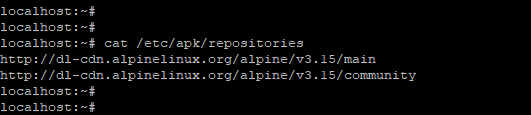 Alpine Linux Repositories