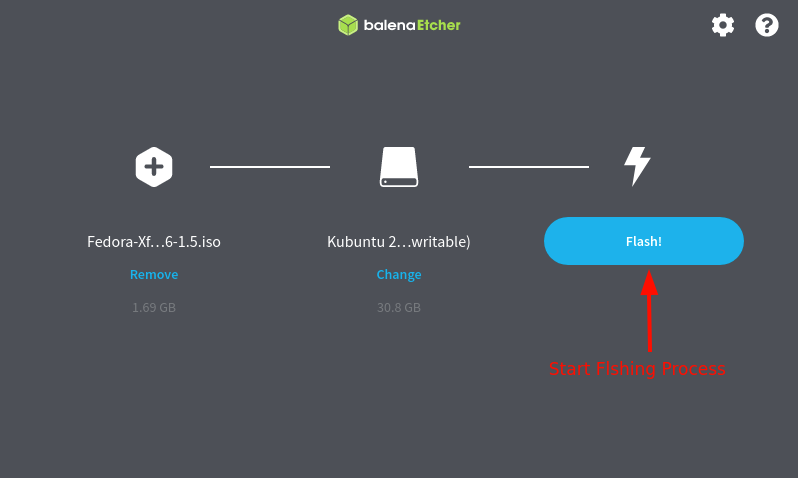 Create Fedora USB Bootable Drive