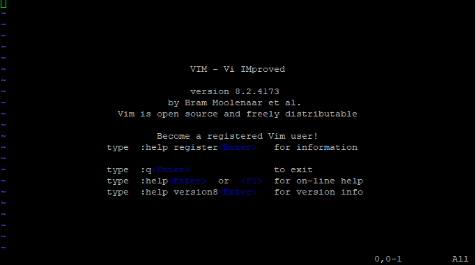 Vim Editor Info