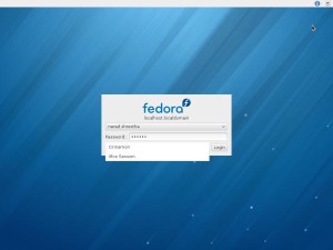Logout from Fedora 18 Desktop