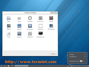 Cinnamon Configuration in Fedora 18