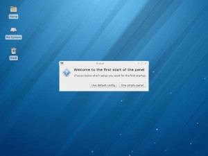 XFCE Default Login Screen